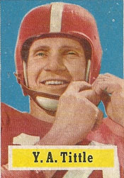 49ers QB Y.A. Tittle